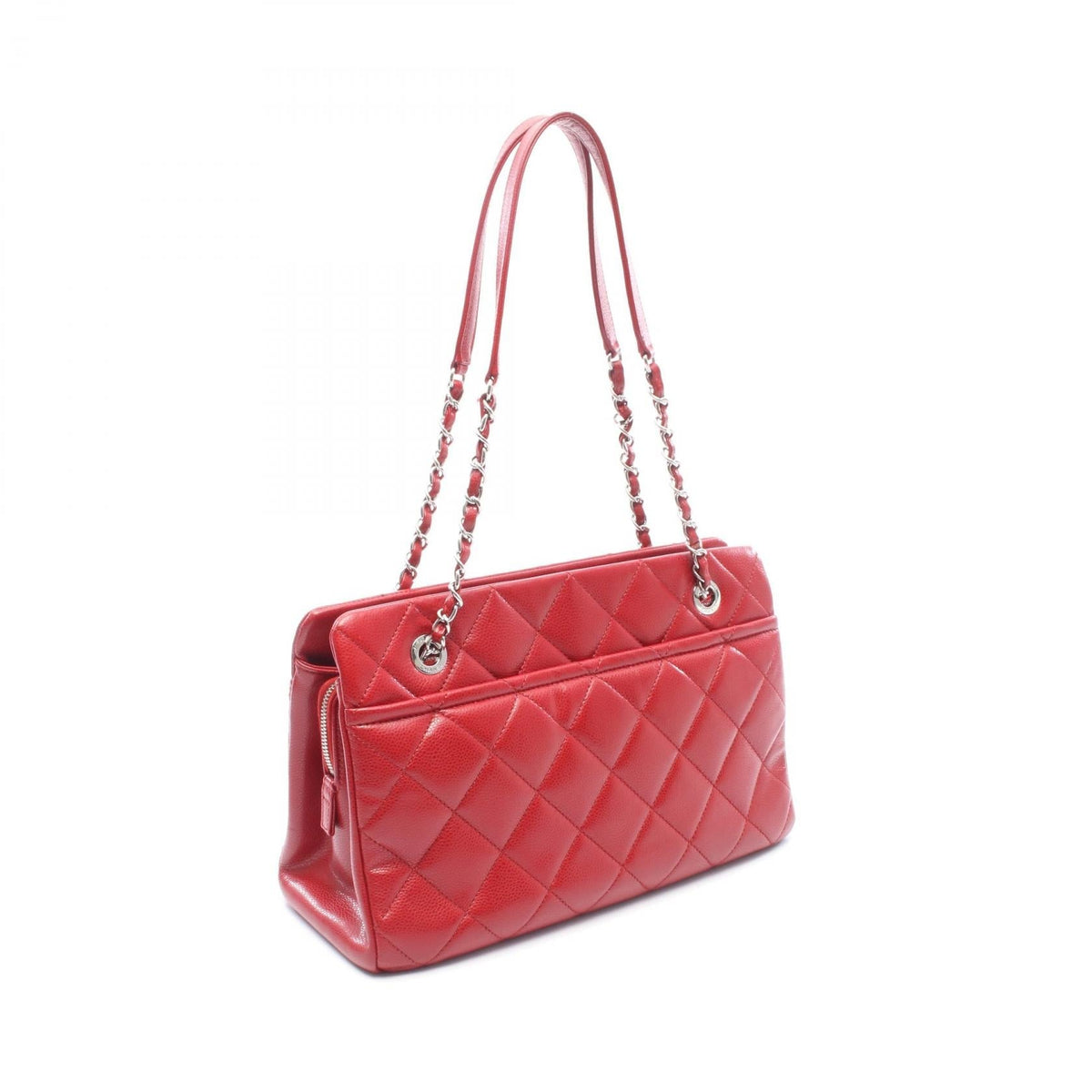 CHANEL Red Matelasse COCO Mark Grained Calfskin leather 2101219922713