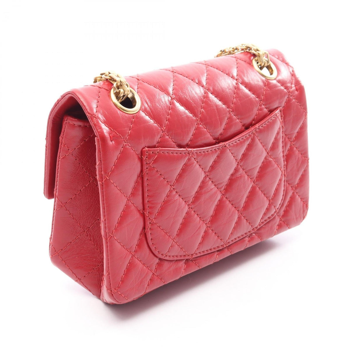 CHANEL Red 2.55 Calfskin (cowhide) AS0874 2106800632316