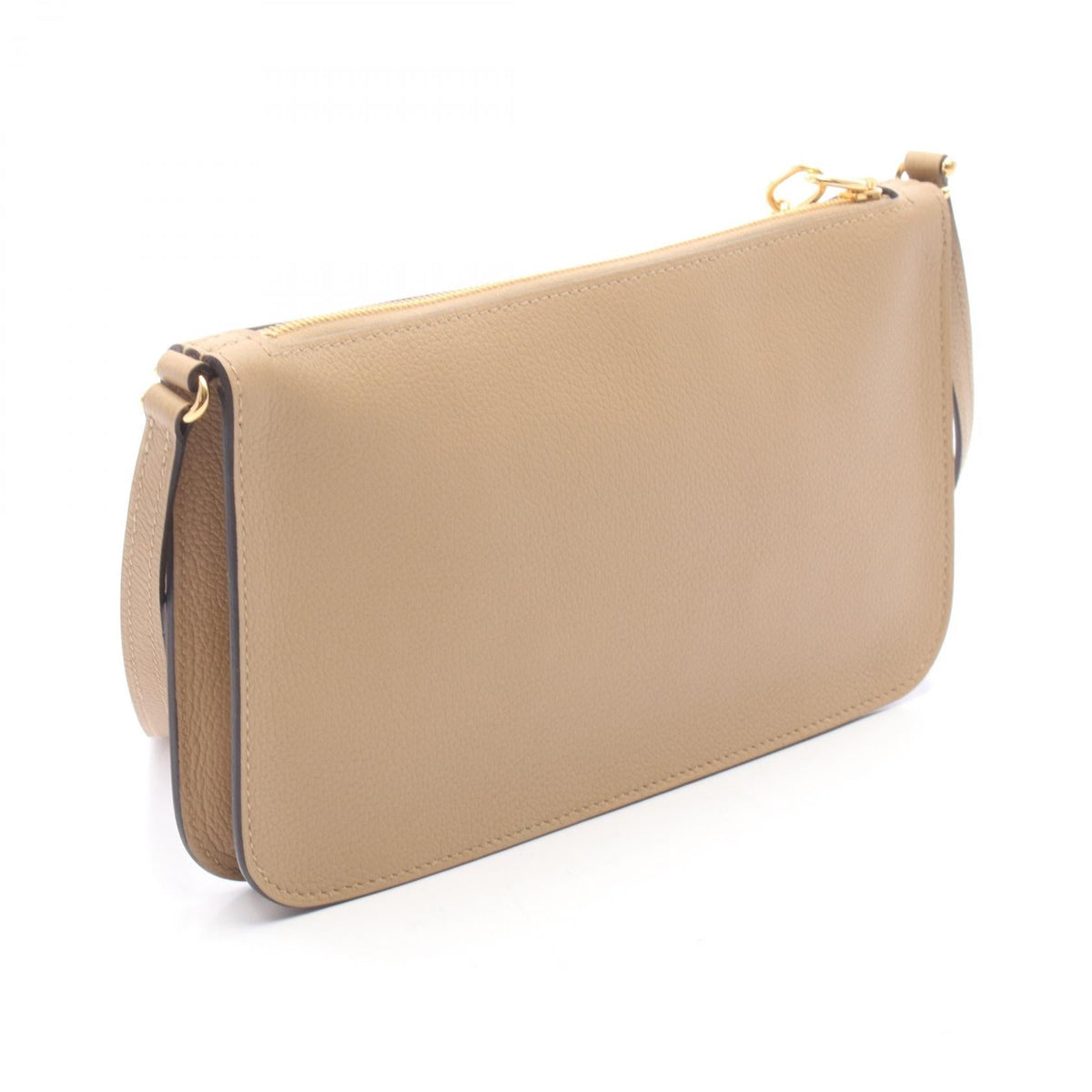 HERMES Zip Ango To Go Chaine dancre Shoulder BagKraft Kraft Brown Evercolor leather leather Evercolor leather 2106800632415