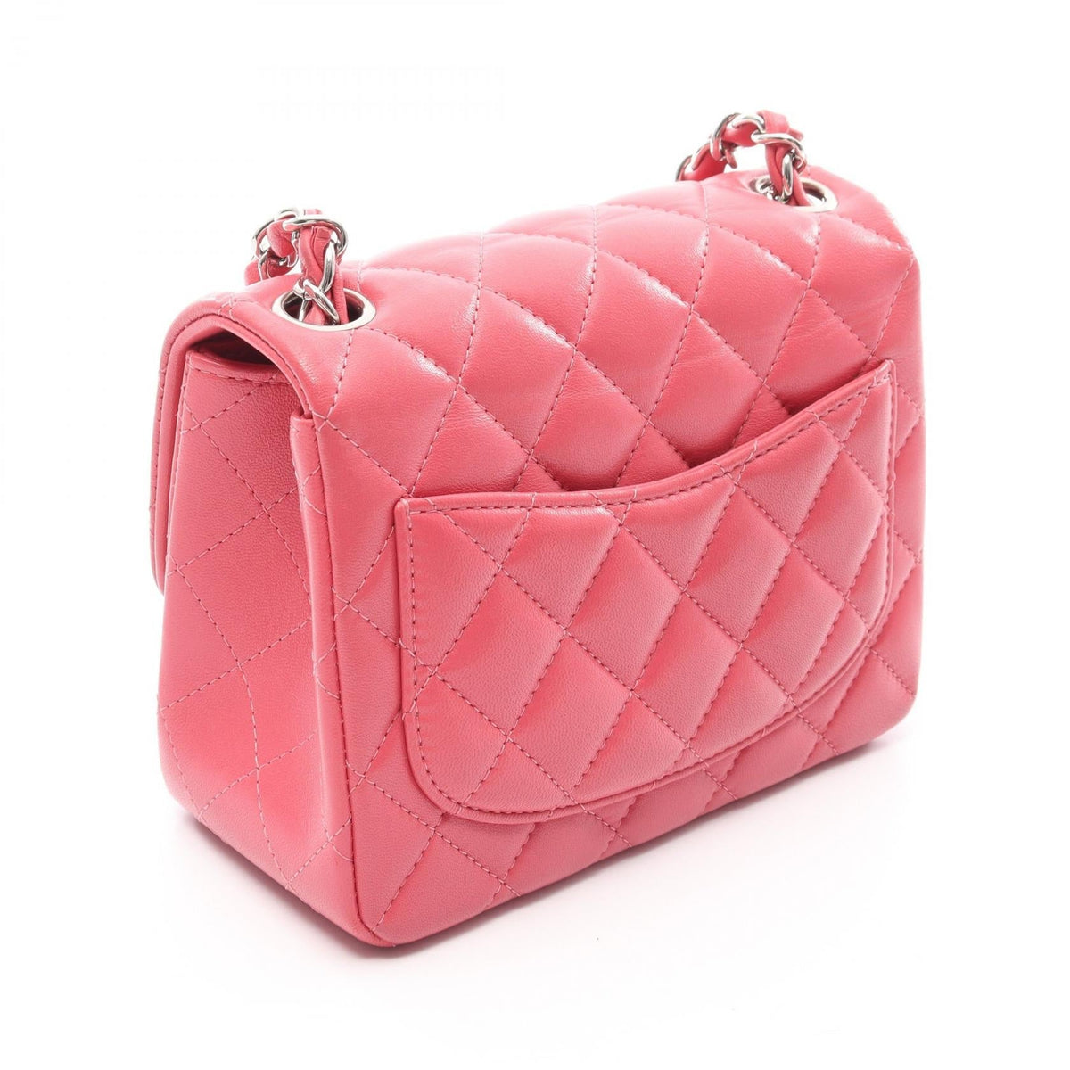CHANEL Pink Mini Matelasse Lambskin (sheep leather) A35200 2121400015673