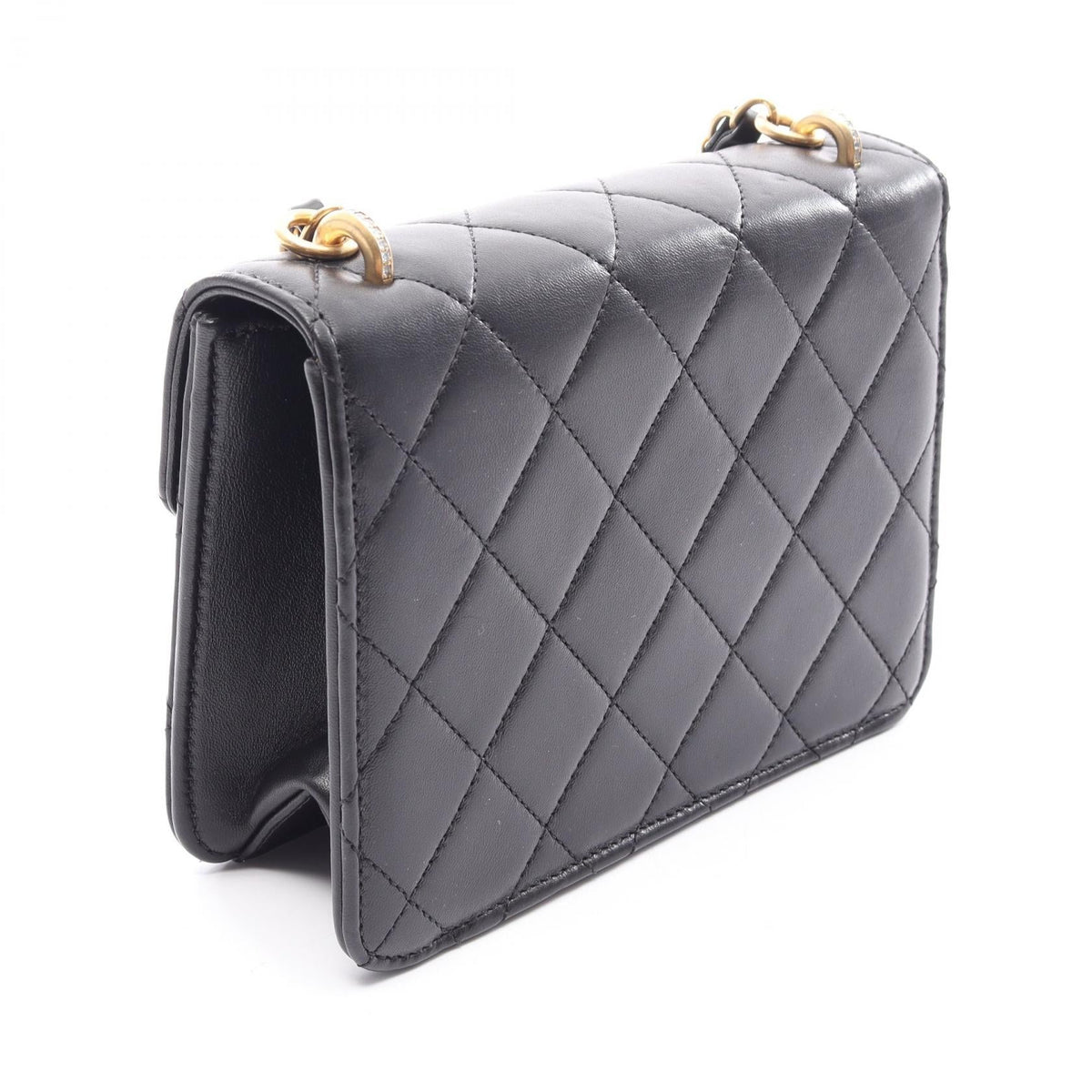 CHANEL Black Matelasse Lambskin (sheep leather) AS2840 2106800632217