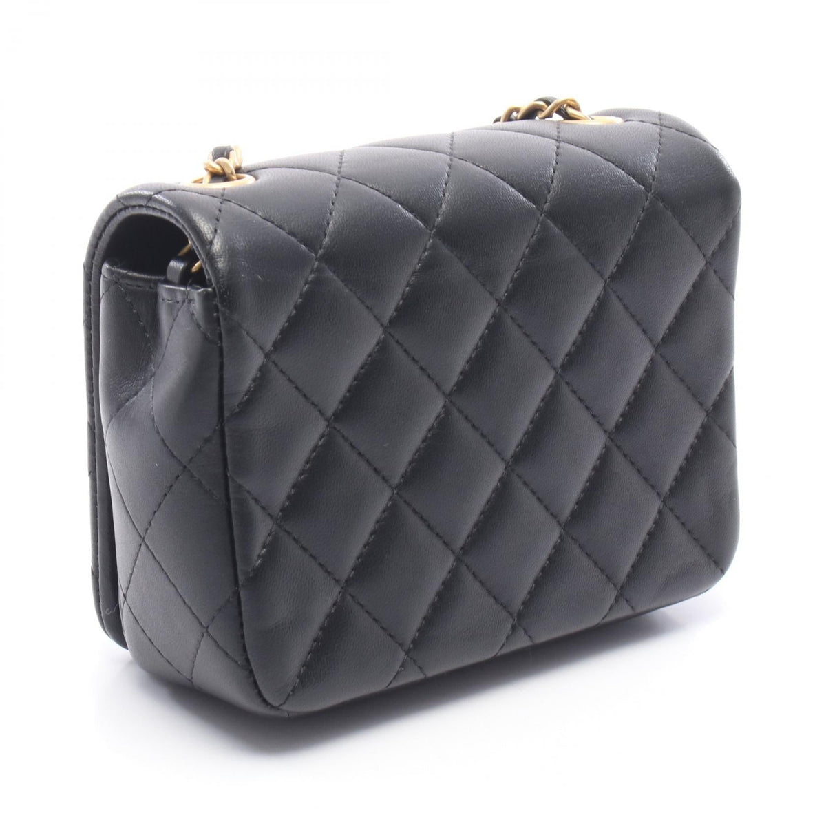 CHANEL Black Matelasse Lambskin (sheep leather) AS2599 2106800631951