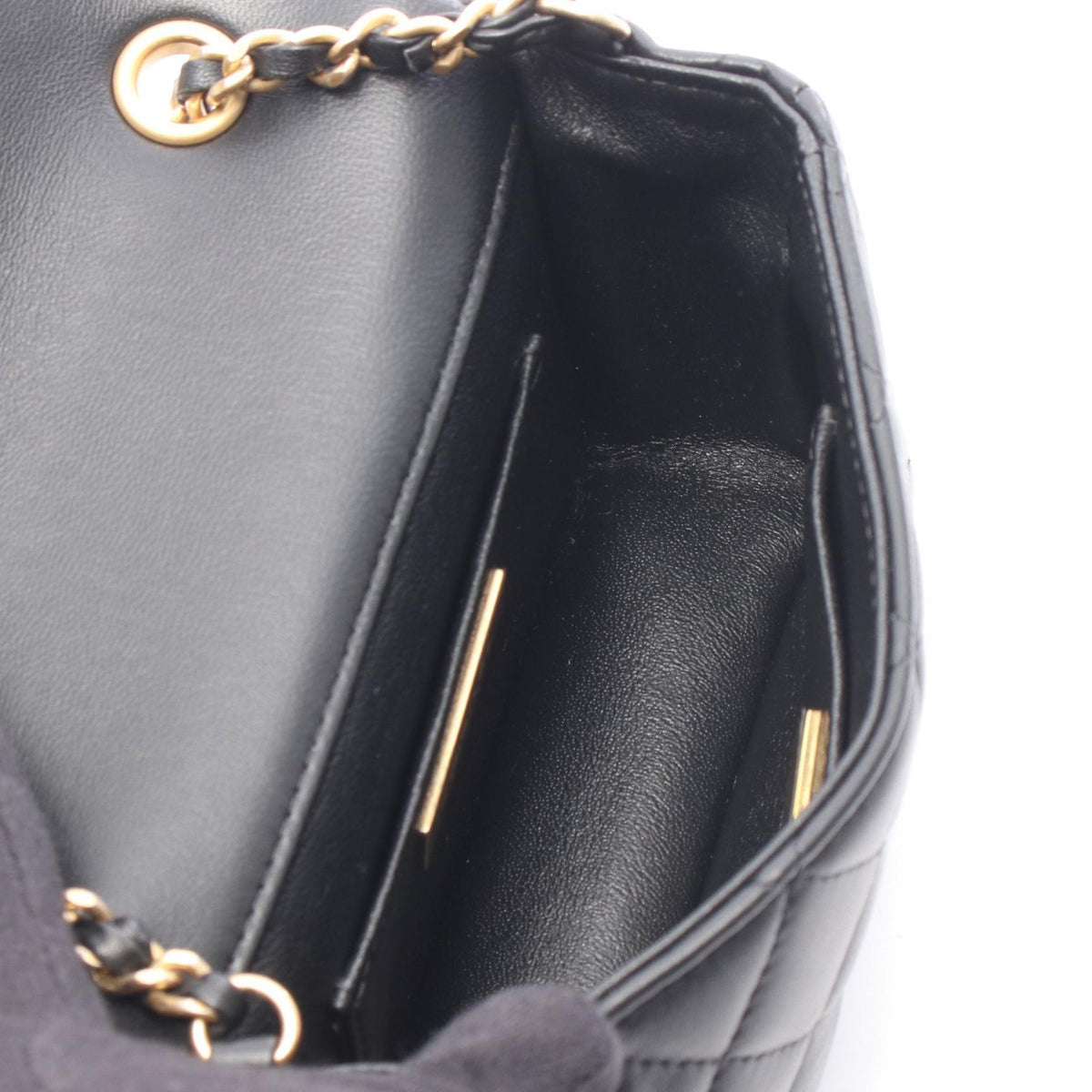 CHANEL Black Matelasse Lambskin (sheep leather) AS2599 2106800631951