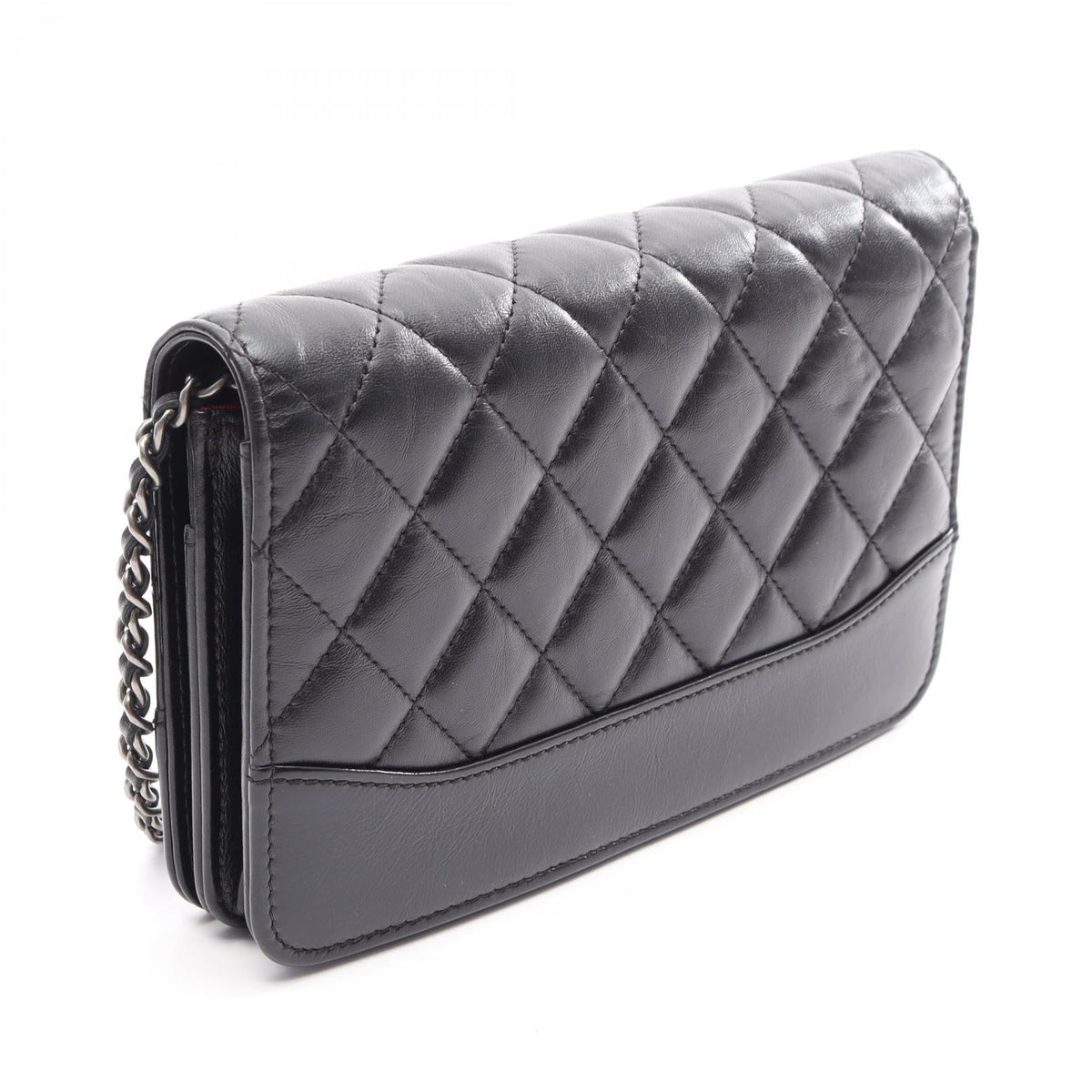 CHANEL Black Gabriel doe leather A84389 2106800632002