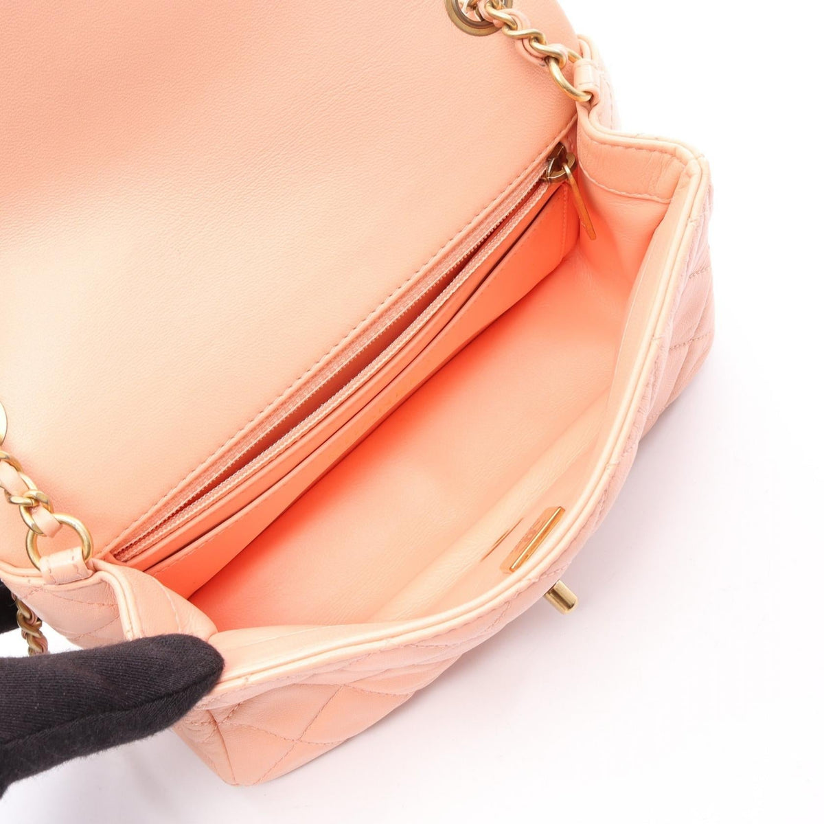 CHANEL Pink Mini Matelasse 20 Lambskin (sheep leather) A69900 2106800631906