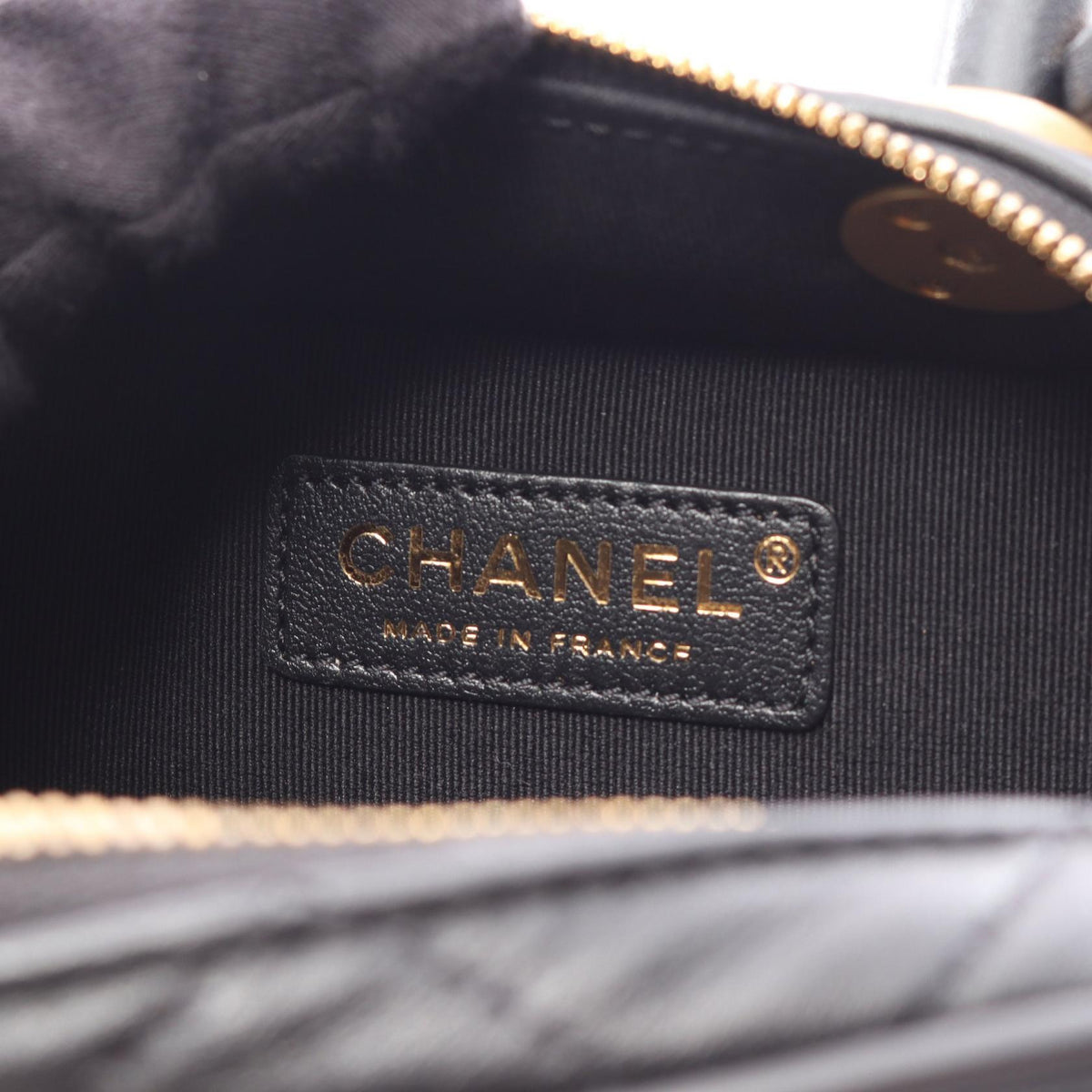 CHANEL Black Matelasse Mini Bowling 2-Way Lambskin (sheep leather) AS5572 2106800632101