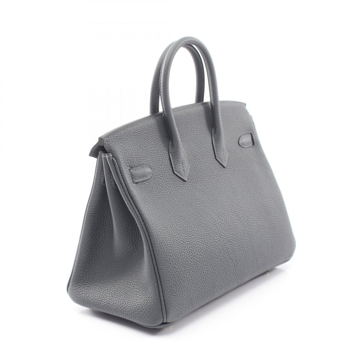 HERMES Birkin 25 Gris Misty Handbag Gray Togo leather leather 2120100032416