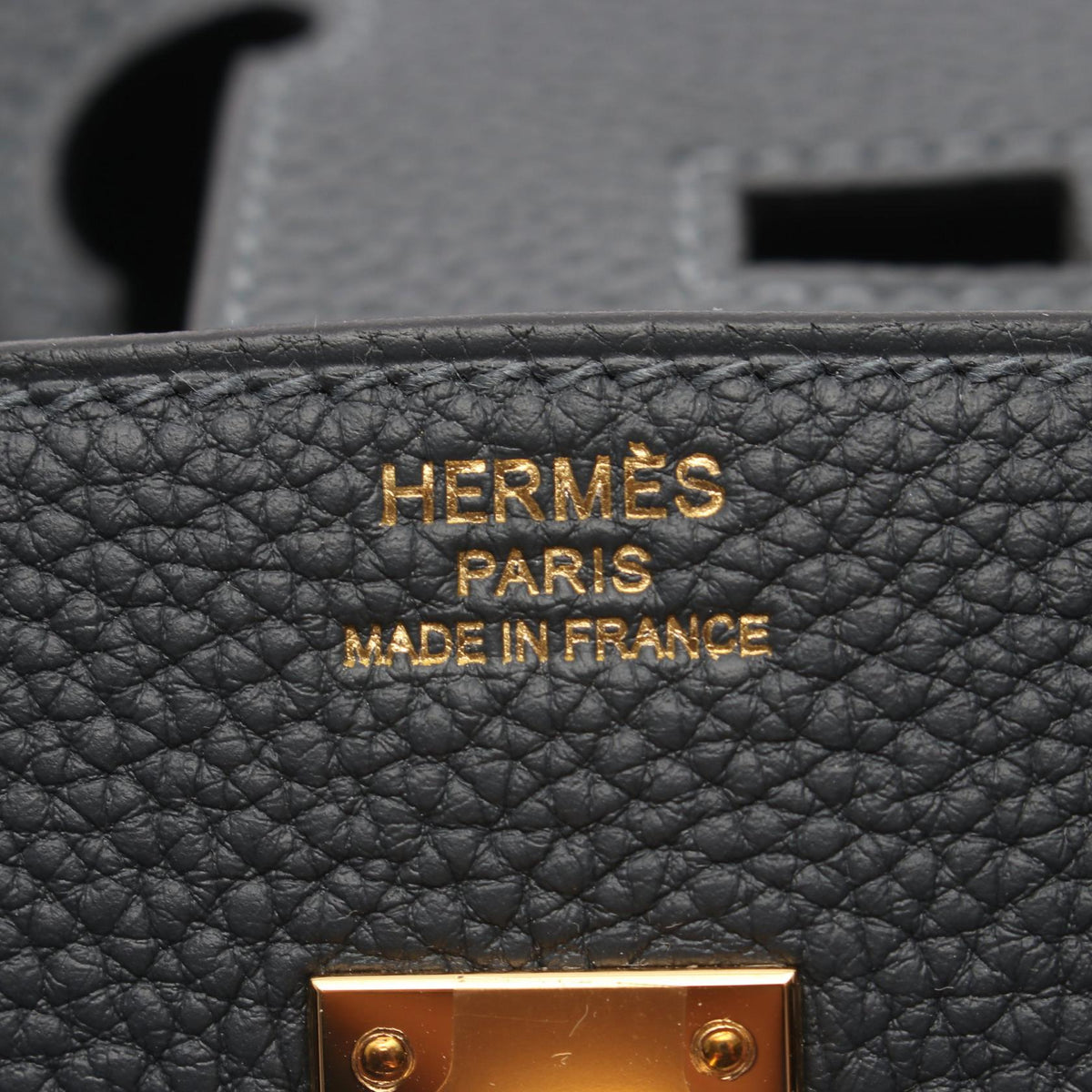 HERMES Birkin 25 Gris Misty Handbag Gray Togo leather leather 2120100032416