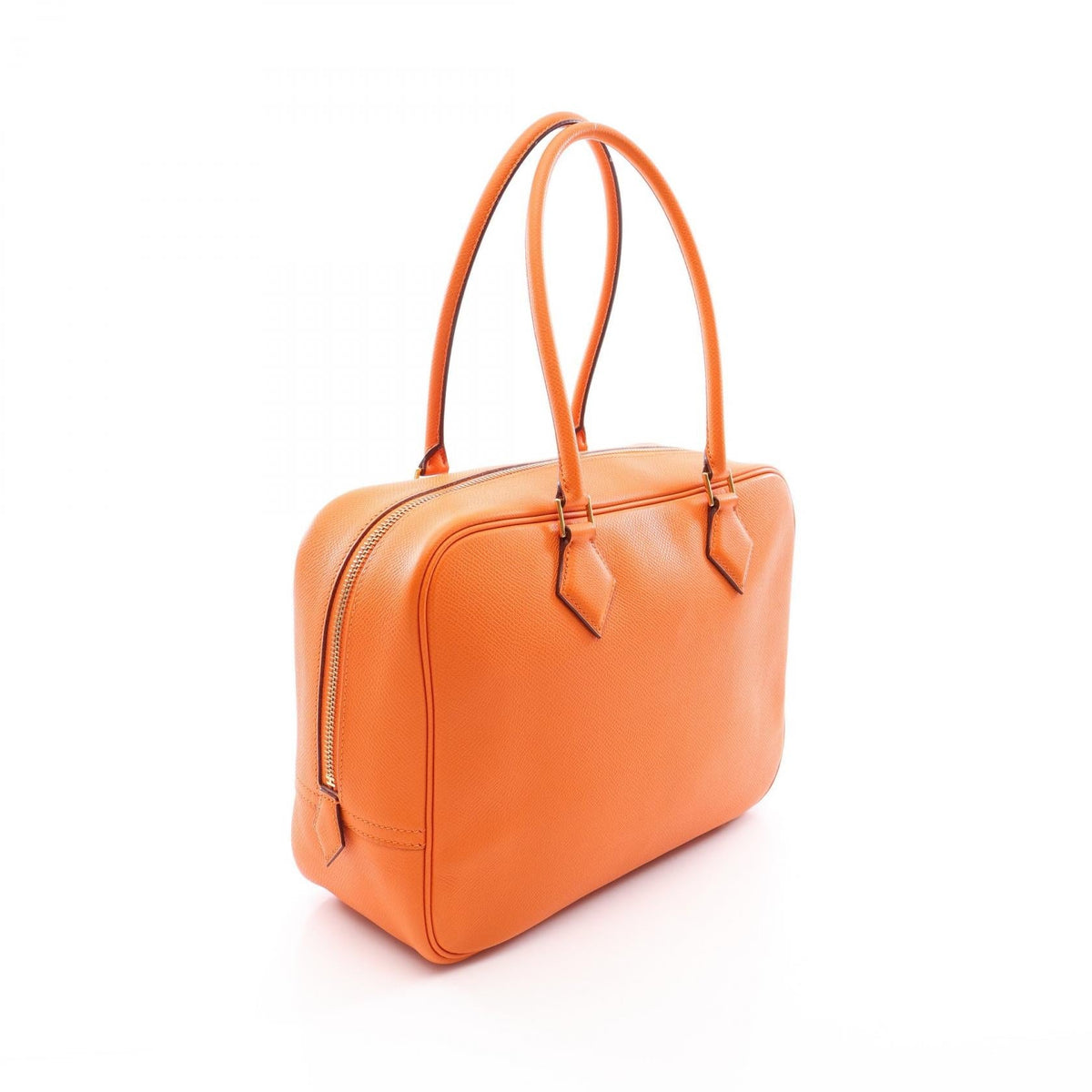 HERMES Purum 28 HandbagOrange Orange Orange Epsom leather 2120100032430