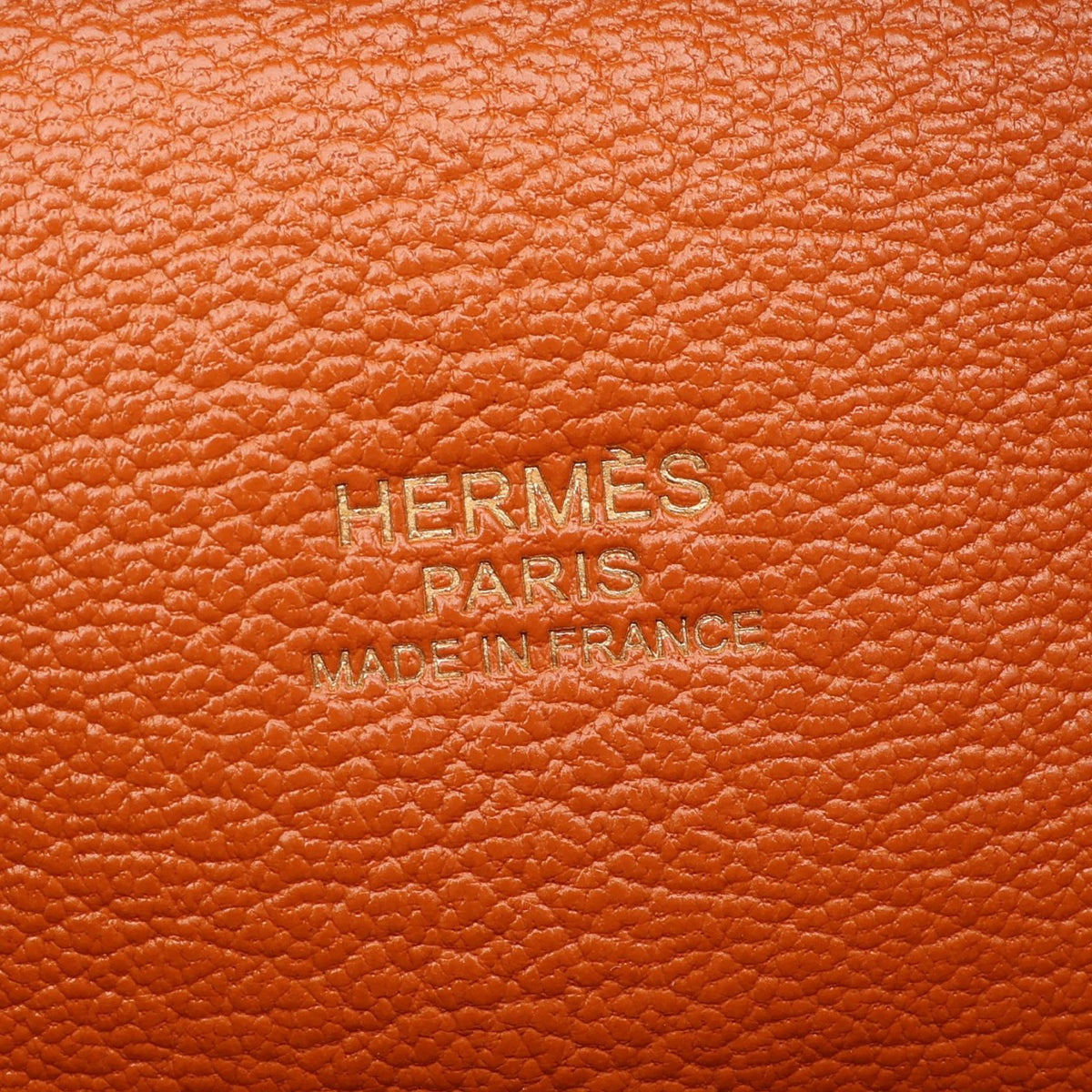 HERMES Purum 28 HandbagOrange Orange Orange Epsom leather 2120100032430