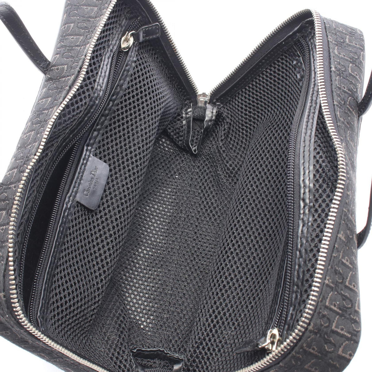 Dior street chic trotter Handbag Black canvas leather 2101219917801
