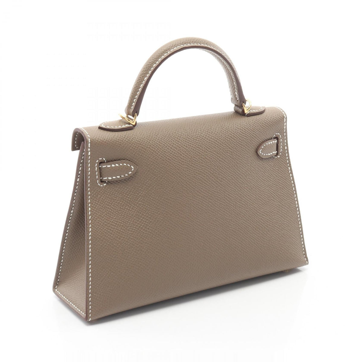 HERMES Mini Kelly 2 2WAY HandbagEtoupe Grey Etoupe Grey Gray Epsom leather Calfskin (cowhide) Epsom 2101219918952