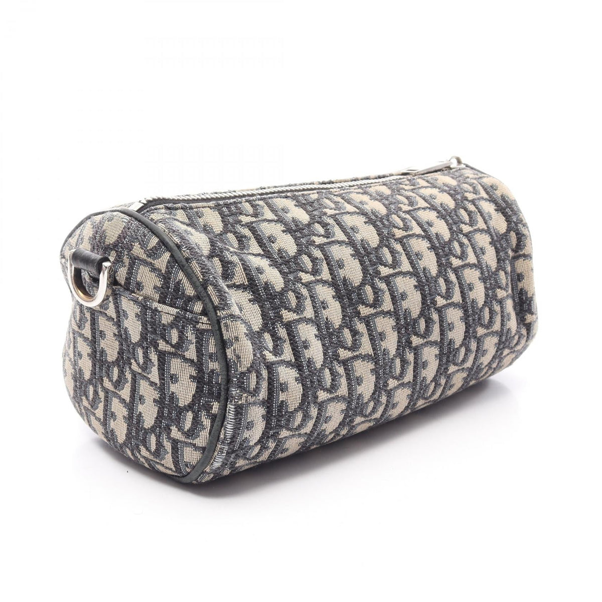 Dior oblique roller Shoulder Bag Beige/Navy canvas leather 2101219916859