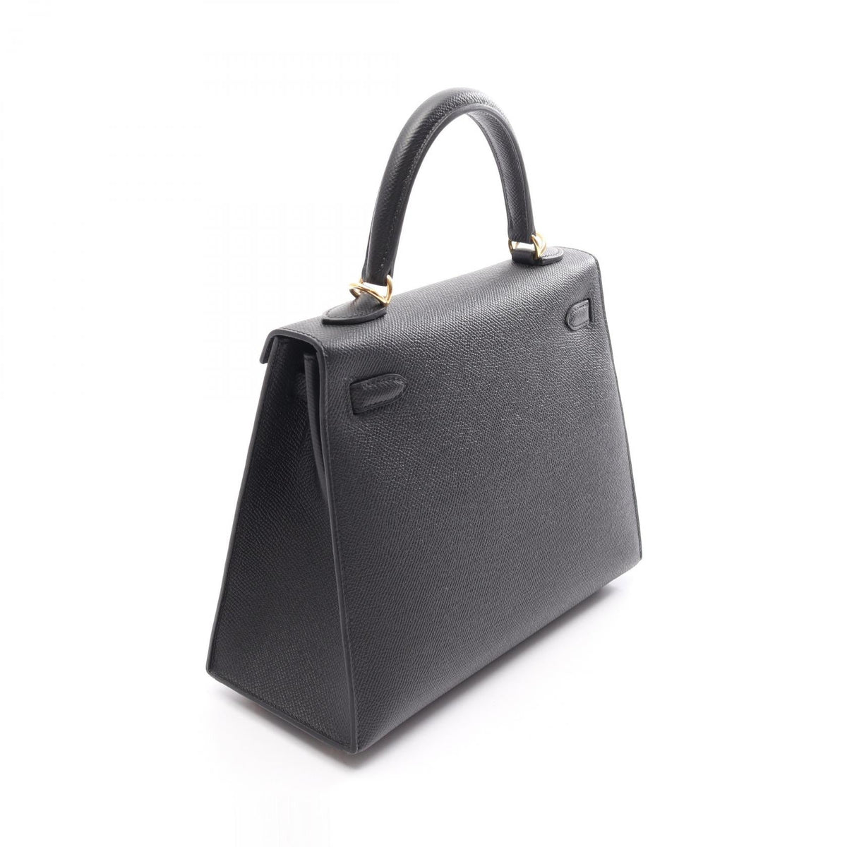 HERMES Kelly 25 (External Stitching) 2-Way HandbagNoir Black Noir Black Black Epsom leather Calfskin (cowhide) Epsom 2106800631524