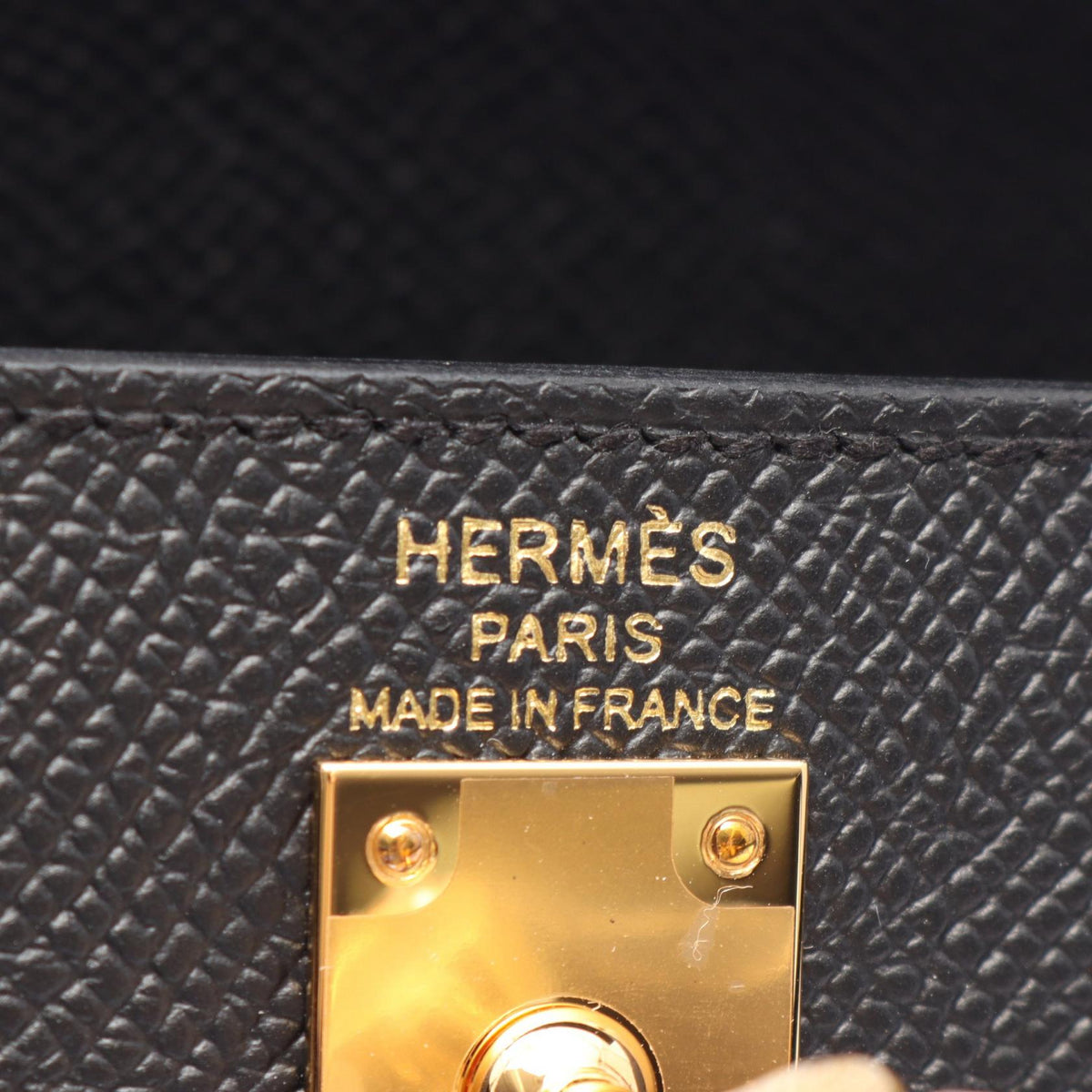 HERMES Kelly 25 (External Stitching) 2-Way HandbagNoir Black Noir Black Black Epsom leather Calfskin (cowhide) Epsom 2106800631524