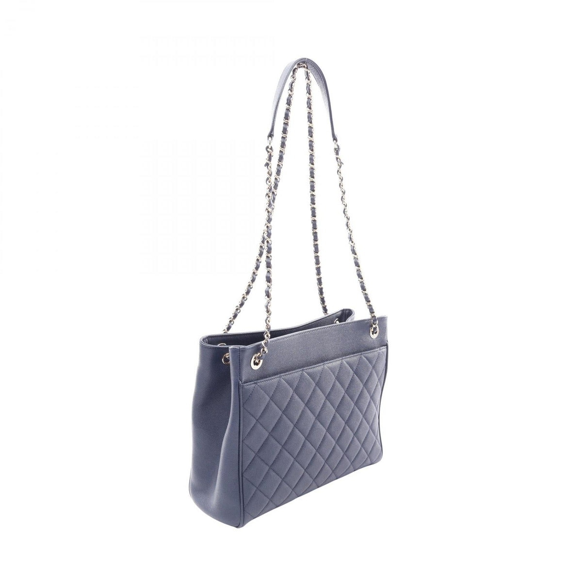 CHANEL Navy Matelasse Grained Calfskin leather A50499 2107601157923