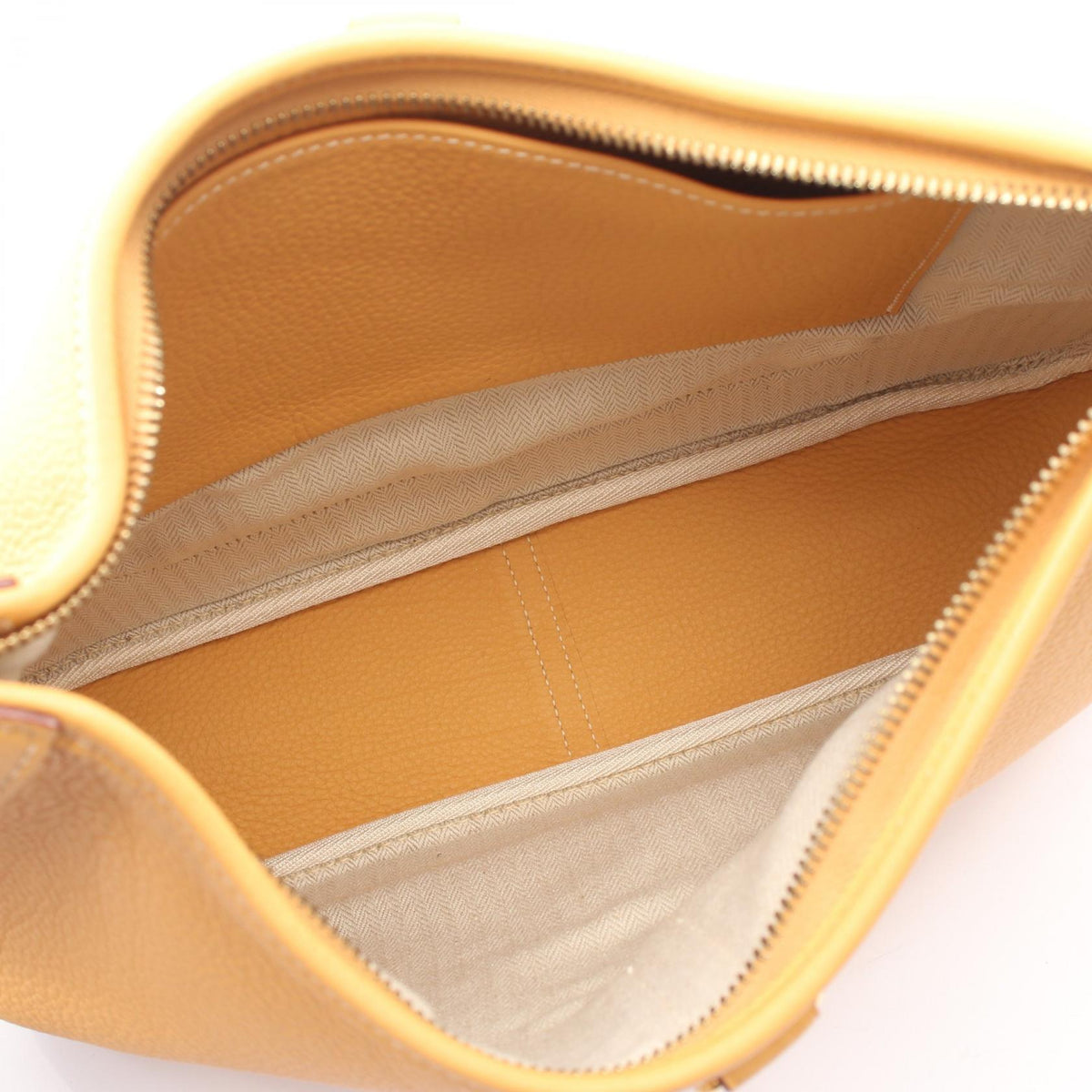 HERMES Trim 35 Shoulder BagJaune Jaune Yellow Taurillon Clemence leather Taurillon Clemence 2118400236252