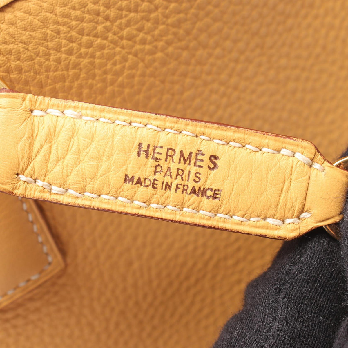 HERMES Trim 35 Shoulder BagJaune Jaune Yellow Taurillon Clemence leather Taurillon Clemence 2118400236252