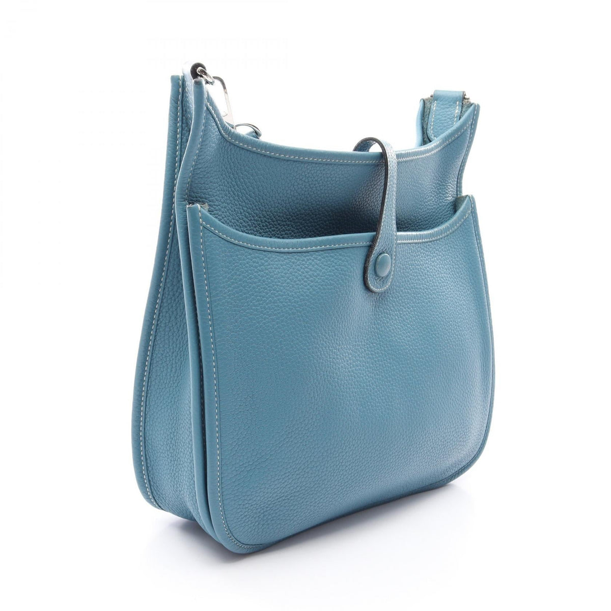 HERMES Evelyne 3 Troyes PM Shoulder BagBlue jean Blue jean Blue Taurillon Clemence leather Taurillon Clemence 2118800163936