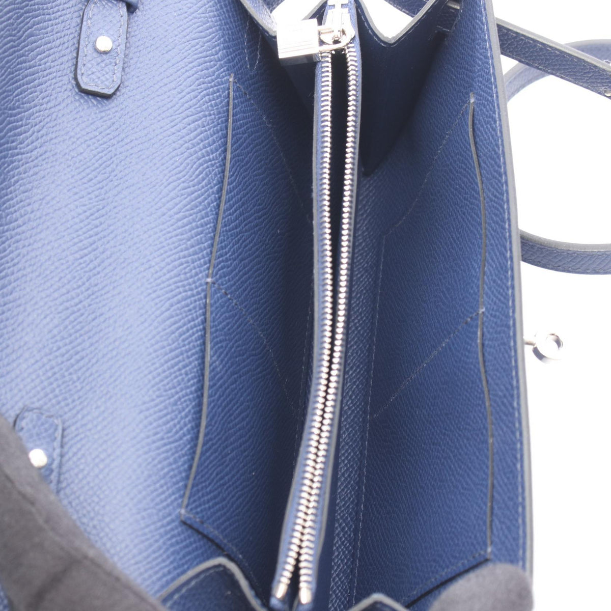 HERMES Kelly to go Shoulder BagBlue saphir Blue saphir Blue Epsom leather Calfskin (cowhide) Epsom 2106800631425