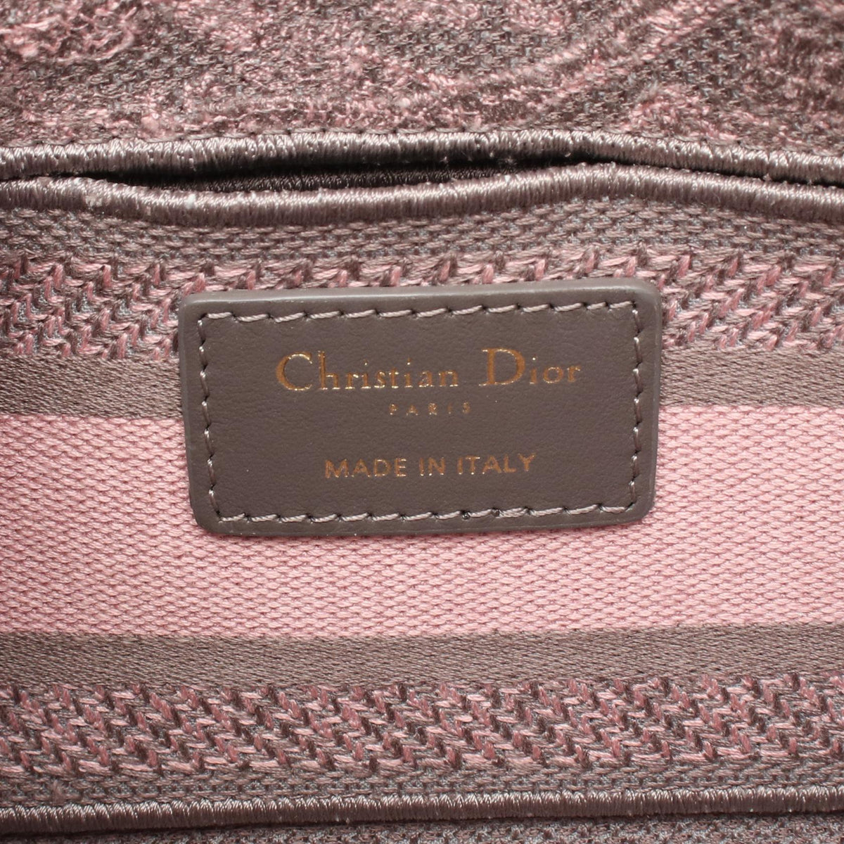 Dior LADY D-Joy Medium 2WAY Handbag Pink/Gray canvas 2106800631432