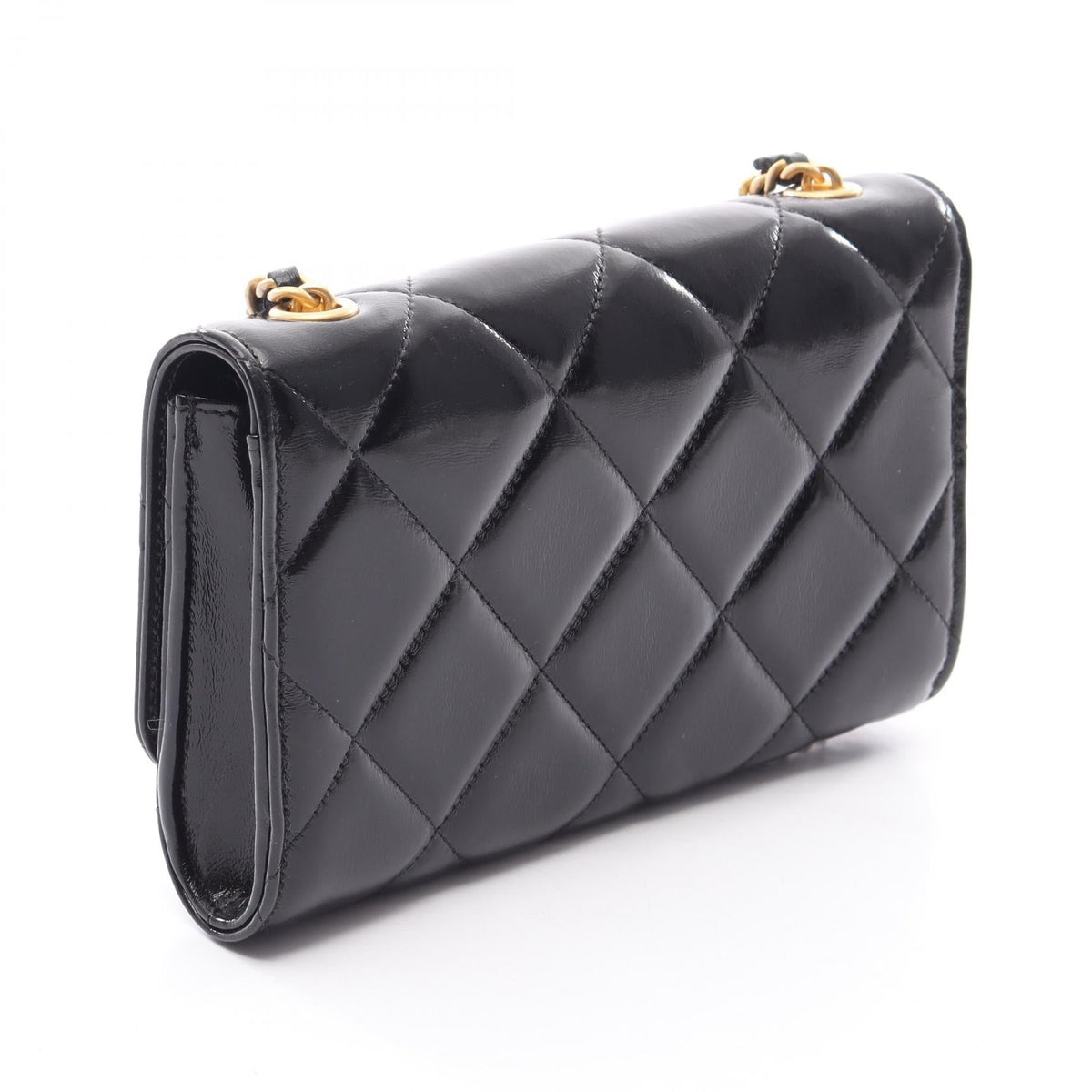 CHANEL Black Matelasse leather AP2814 2106800631616
