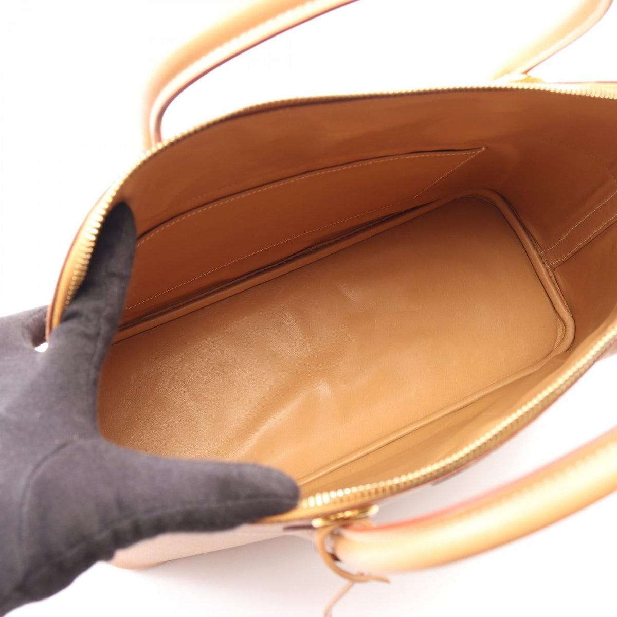 HERMES Bolide35 2WAY HandbagNatural Natural Beige Courchevel leather Courchevel 2101219911014