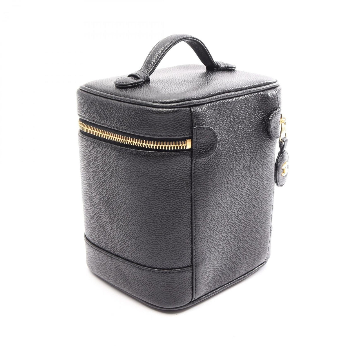 CHANEL Black COCO Mark Grained Calfskin leather 2101219911090