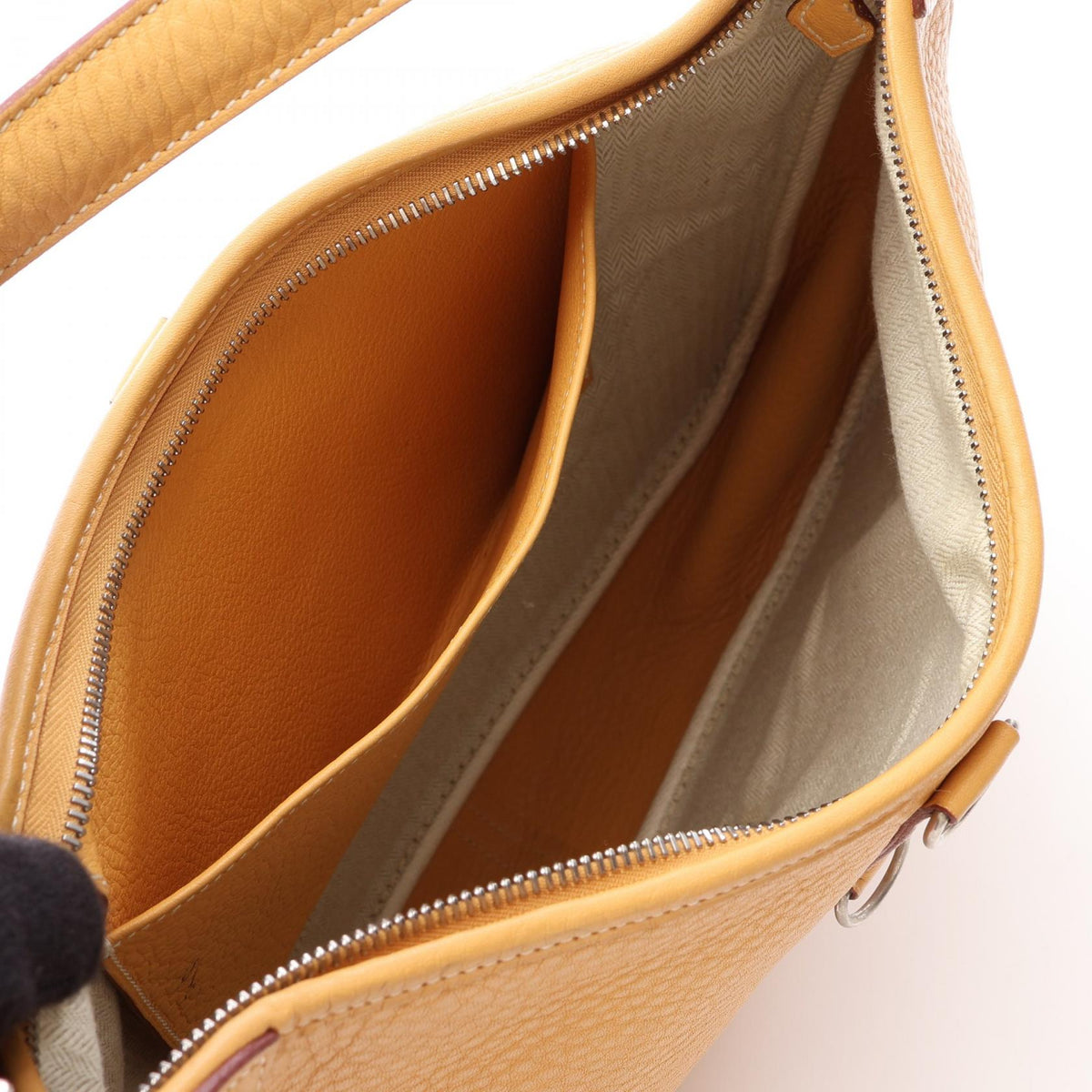 HERMES Trim 35 Saffron Shoulder BagSaffron Saffron Brown Taurillon Clemence leather 2101219911793