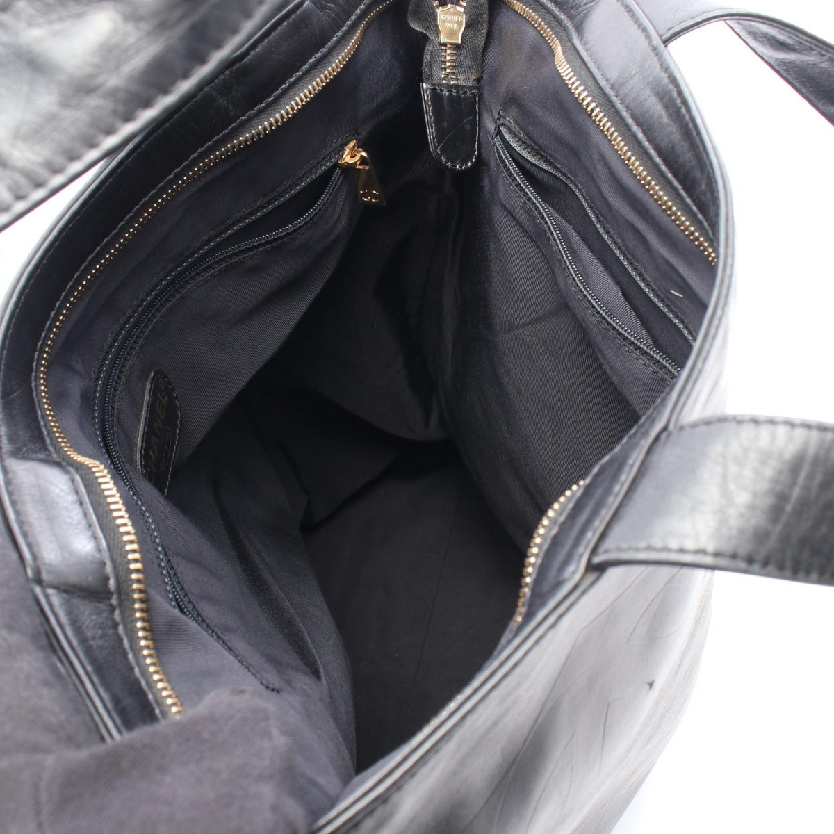 CHANEL Black COCO Mark embossed Lambskin (sheep leather) 2101219911816
