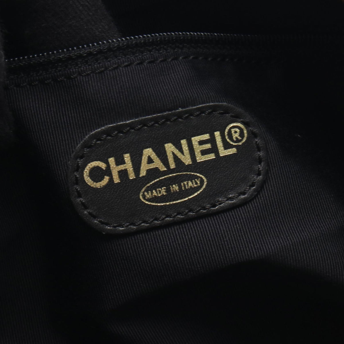 CHANEL Black COCO Mark embossed Lambskin (sheep leather) 2101219911816