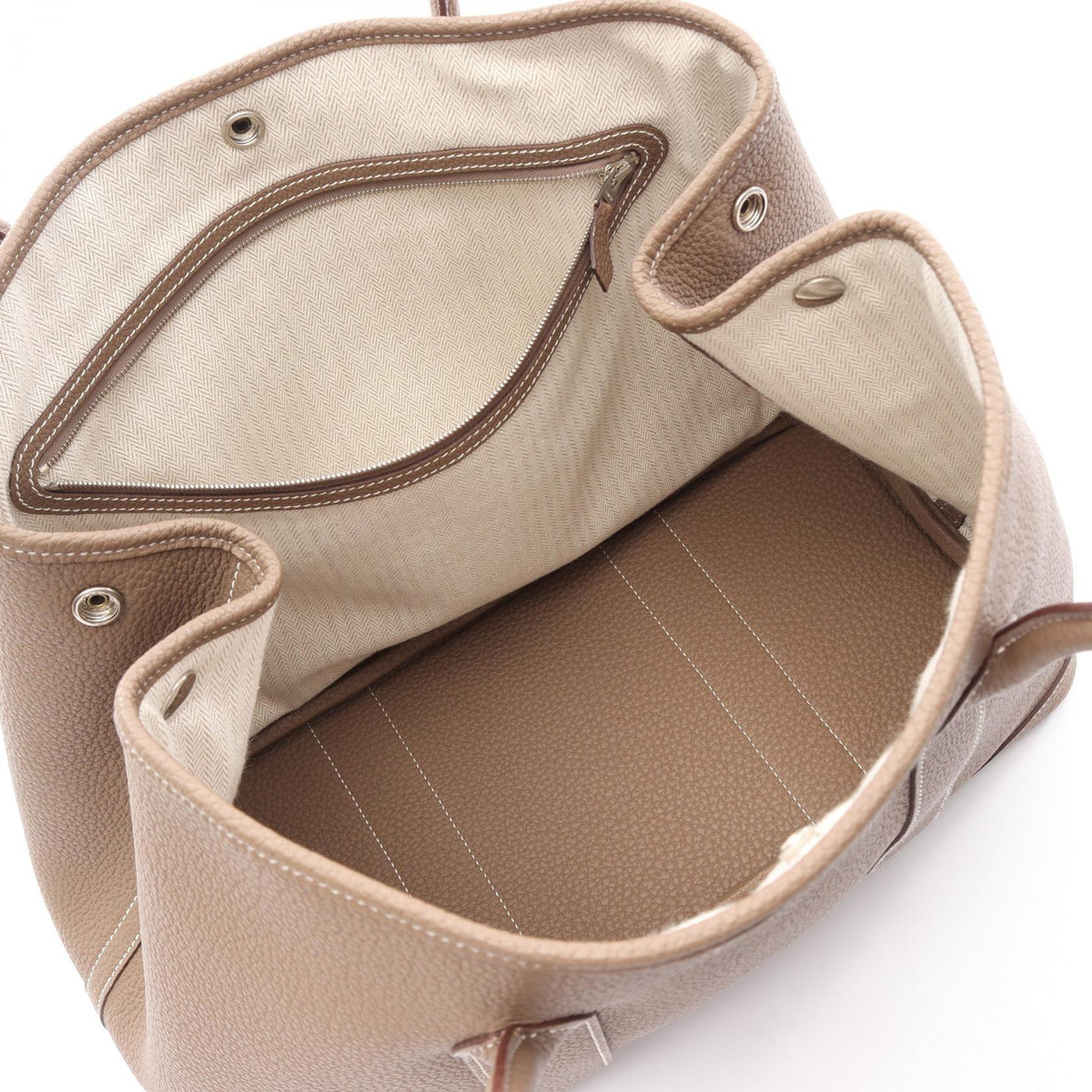 HERMES Garden party PM Tote BagEtoupe Grey Etoupe Grey Gray Negonda leather leather Negonda leather 2101219910185
