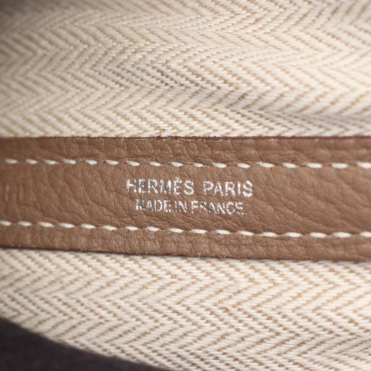 HERMES Garden party PM Tote BagEtoupe Grey Etoupe Grey Gray Negonda leather leather Negonda leather 2101219910185