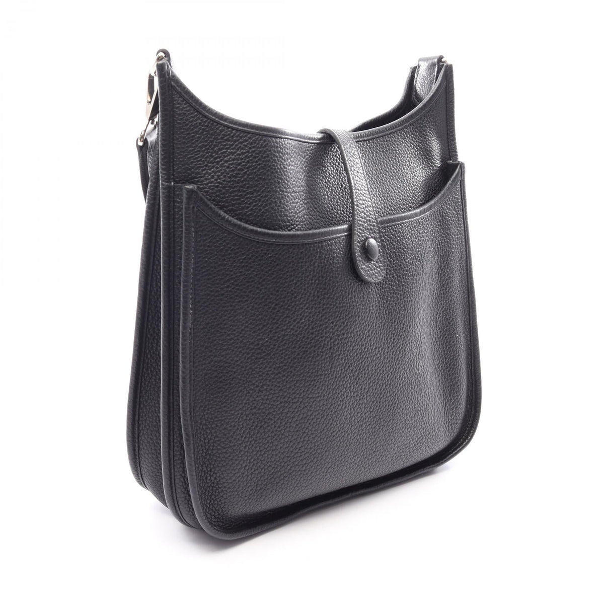 HERMES Evelyne 3 Trois GM Shoulder BagNoir Black Noir Black Black Taurillon Clemence leather Taurillon Clemence 2101219910659