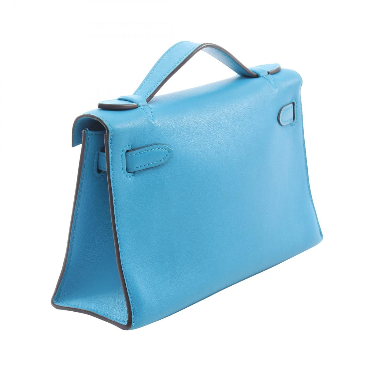 HERMES Pochette Kelly Mini HandbagBlue frida Blue frida Blue Vaux Swift leather leather Vaux Swift leather 2101219910567