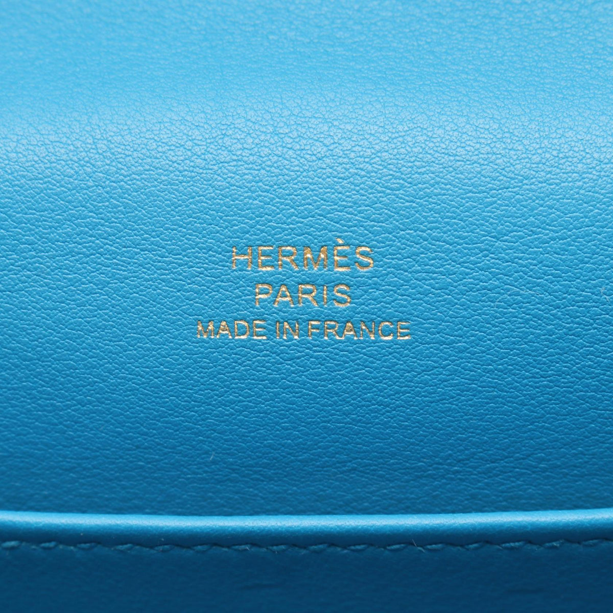 HERMES Pochette Kelly Mini HandbagBlue frida Blue frida Blue Vaux Swift leather leather Vaux Swift leather 2101219910567