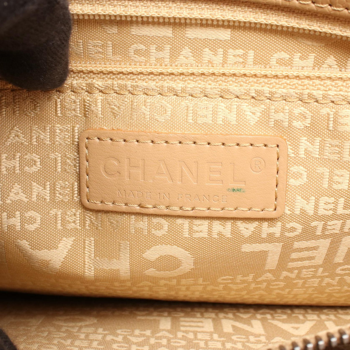 CHANEL Beige Chocolate bar Grained Calfskin leather 2101219910710