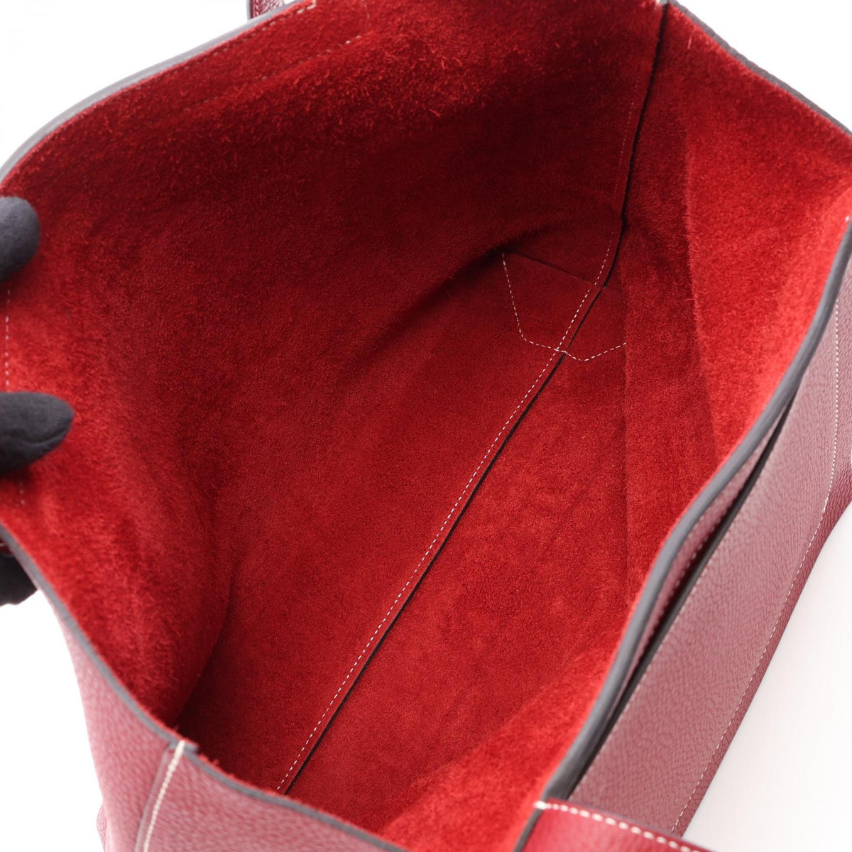 HERMES Cabasselier 31 Tote BagRouge grenat Rouge grenat Red Taurillon Clemence leather Taurillon Clemence 2101219911007