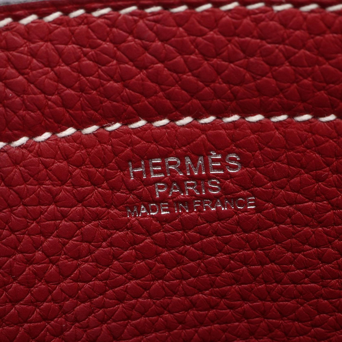 HERMES Cabasselier 31 Tote BagRouge grenat Rouge grenat Red Taurillon Clemence leather Taurillon Clemence 2101219911007