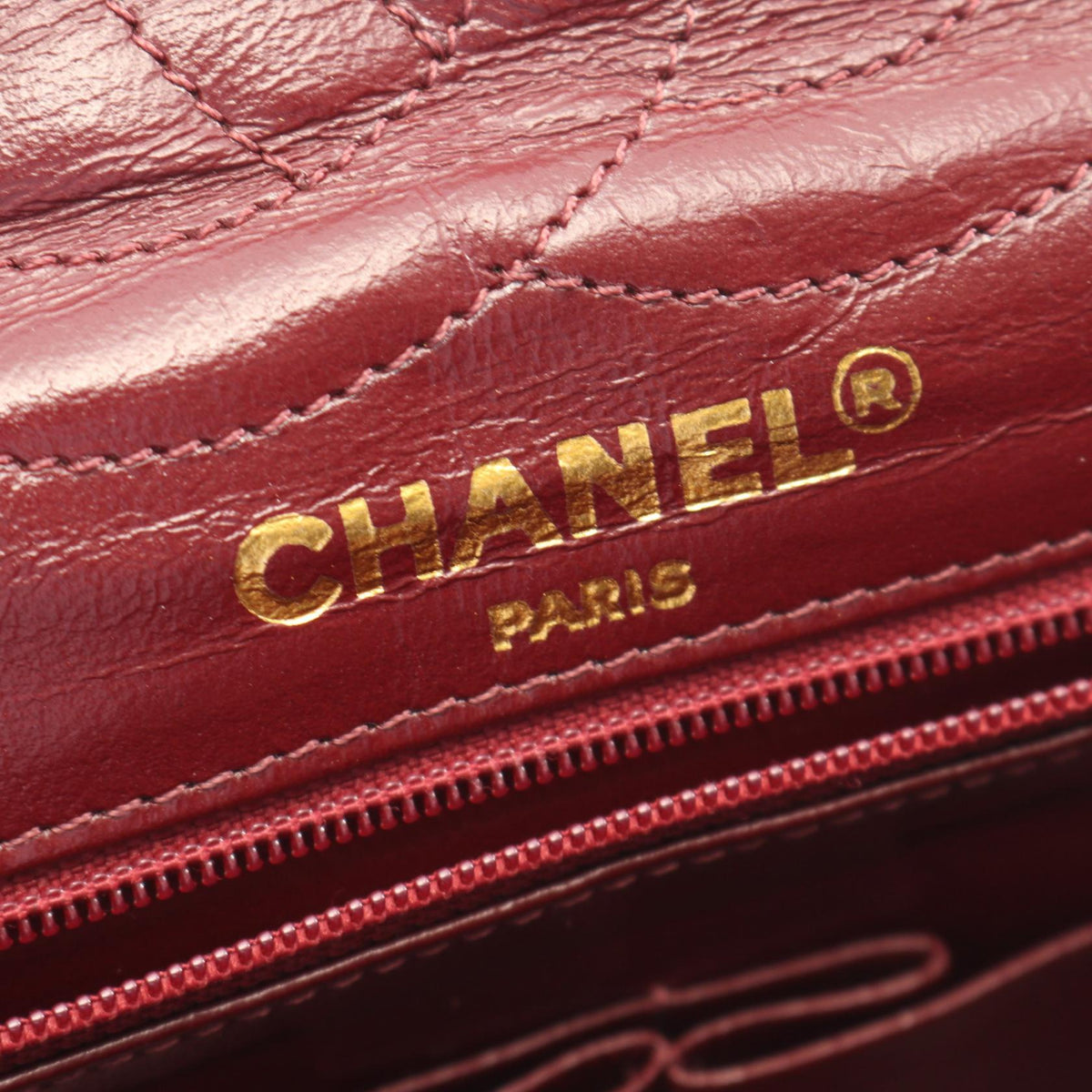 CHANEL Black Matelasse Paris limited W flap Lambskin (sheep leather) 2101219909066