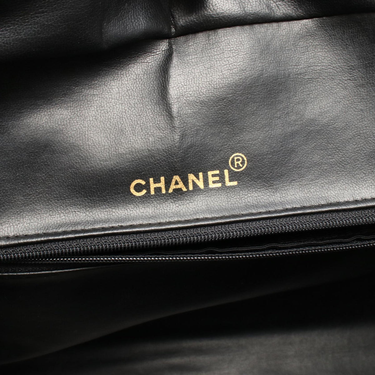 CHANEL Black/White Matelasse Bowling Bag leather 2101219908854