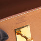 HERMES Kelly 35 (External Stitching) 2-Way HandbagNatural Natural Brown leather Vache leather Rieju 2101219908908