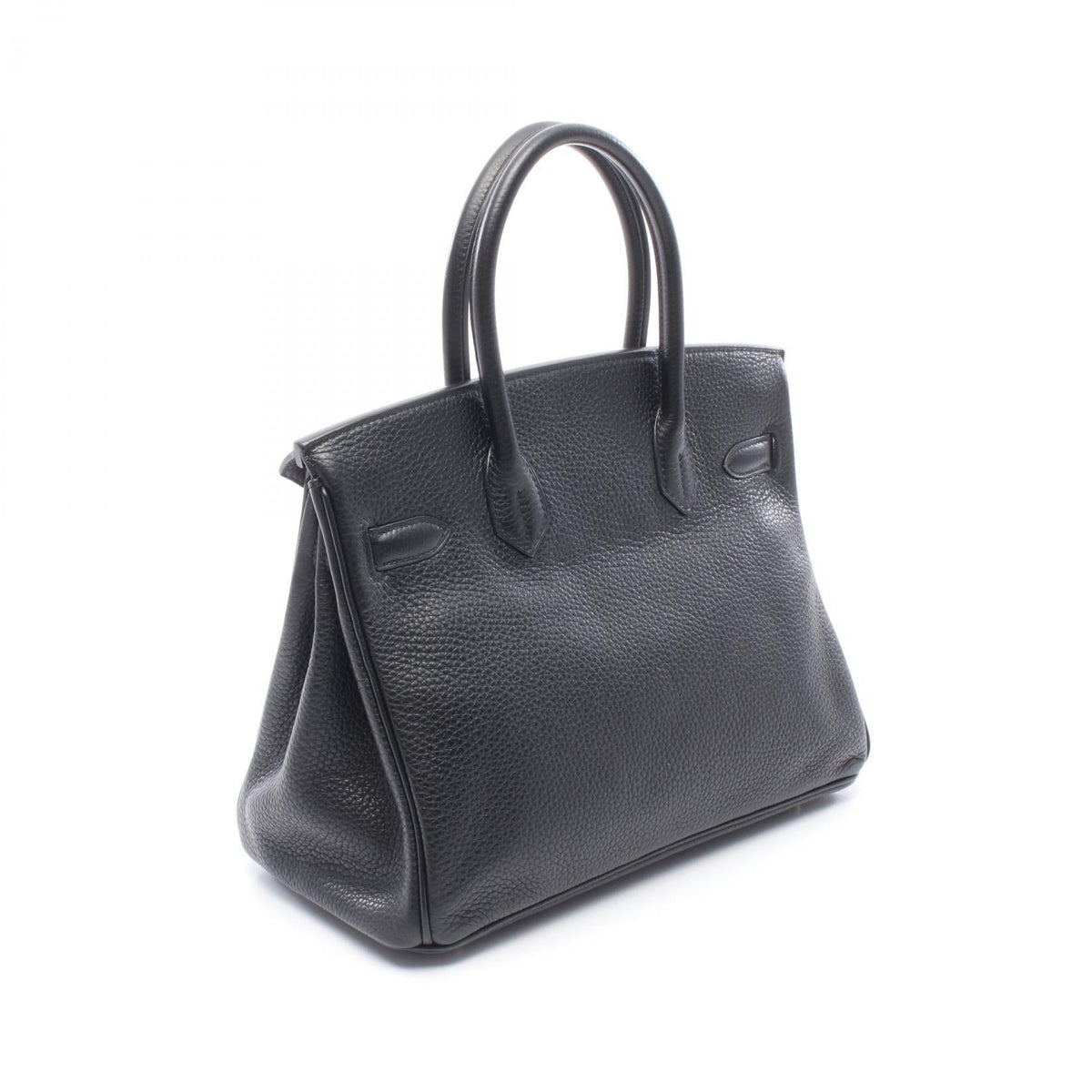 HERMES Birkin 30 HandbagNoir Black Noir Black Black Taurillon Clemence leather Taurillon Clemence 2120300051354