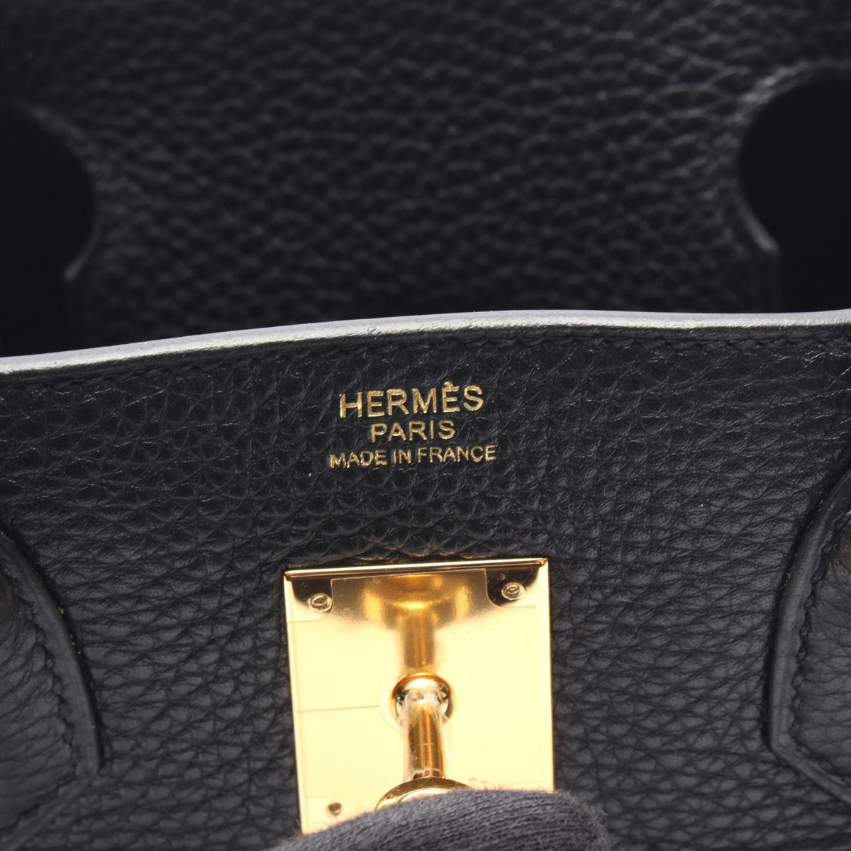HERMES Birkin 30 HandbagNoir Black Noir Black Black Taurillon Clemence leather Taurillon Clemence 2120300051354