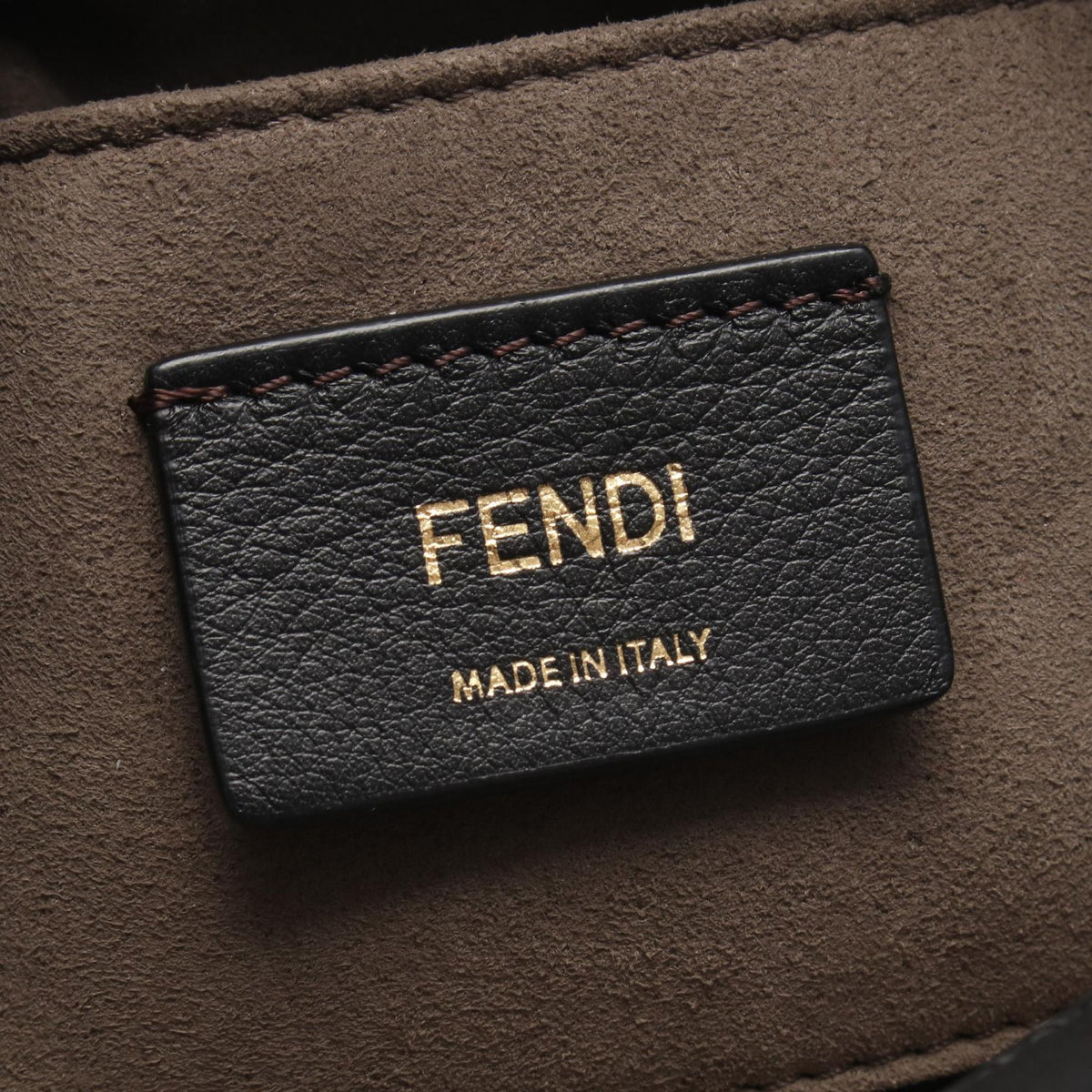 FENDI CAM Cam F Is Shoulder Bag Black leather 8BT287 2120900121341