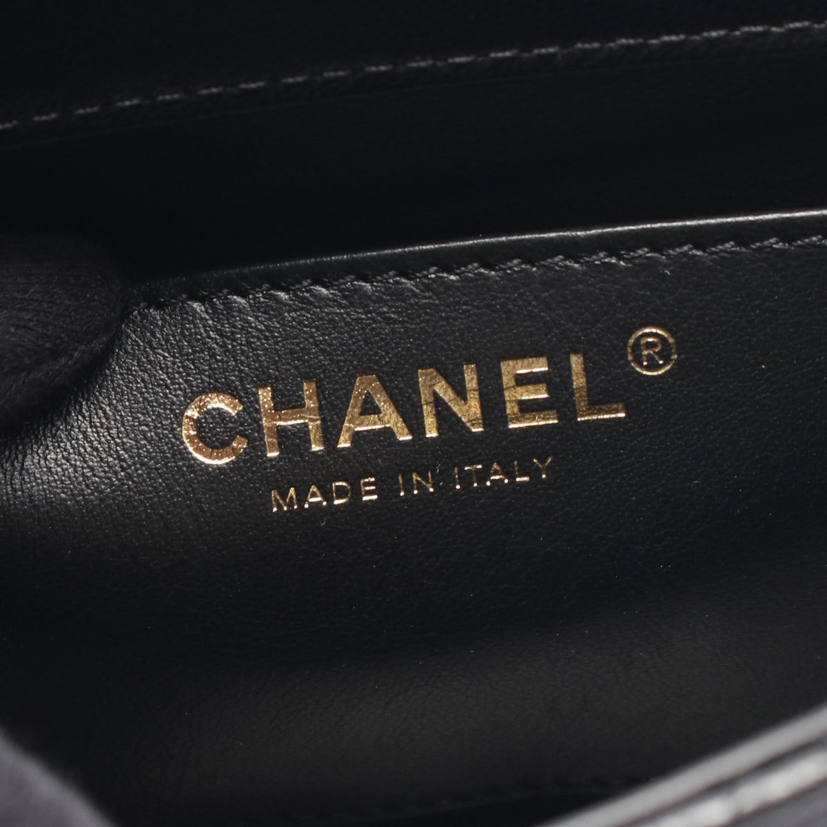 CHANEL Black Matelasse small flap leather 2106800631258