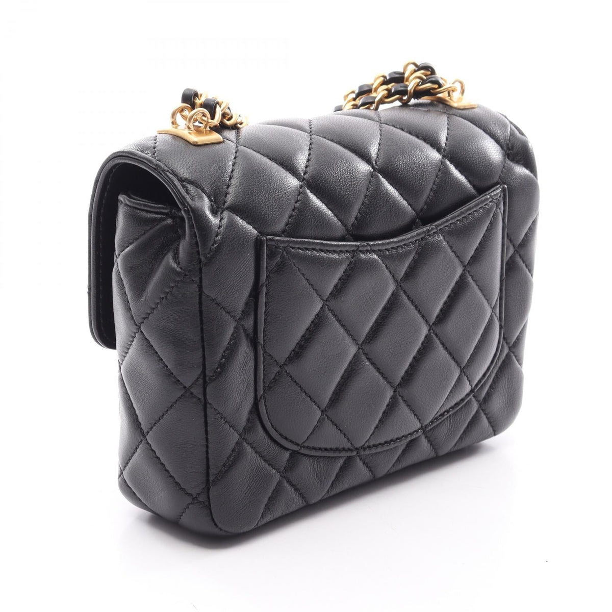 CHANEL Black Mini Matelasse Lambskin (sheep leather) AS3442 2106800631265