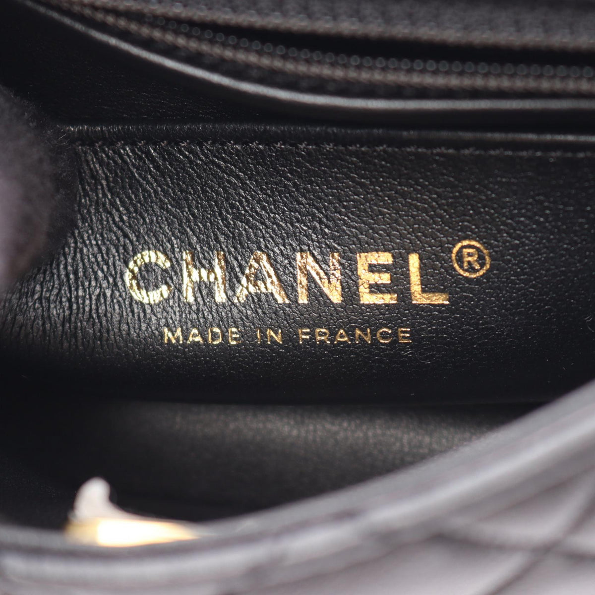 CHANEL Black Mini Matelasse Lambskin (sheep leather) AS3442 2106800631265