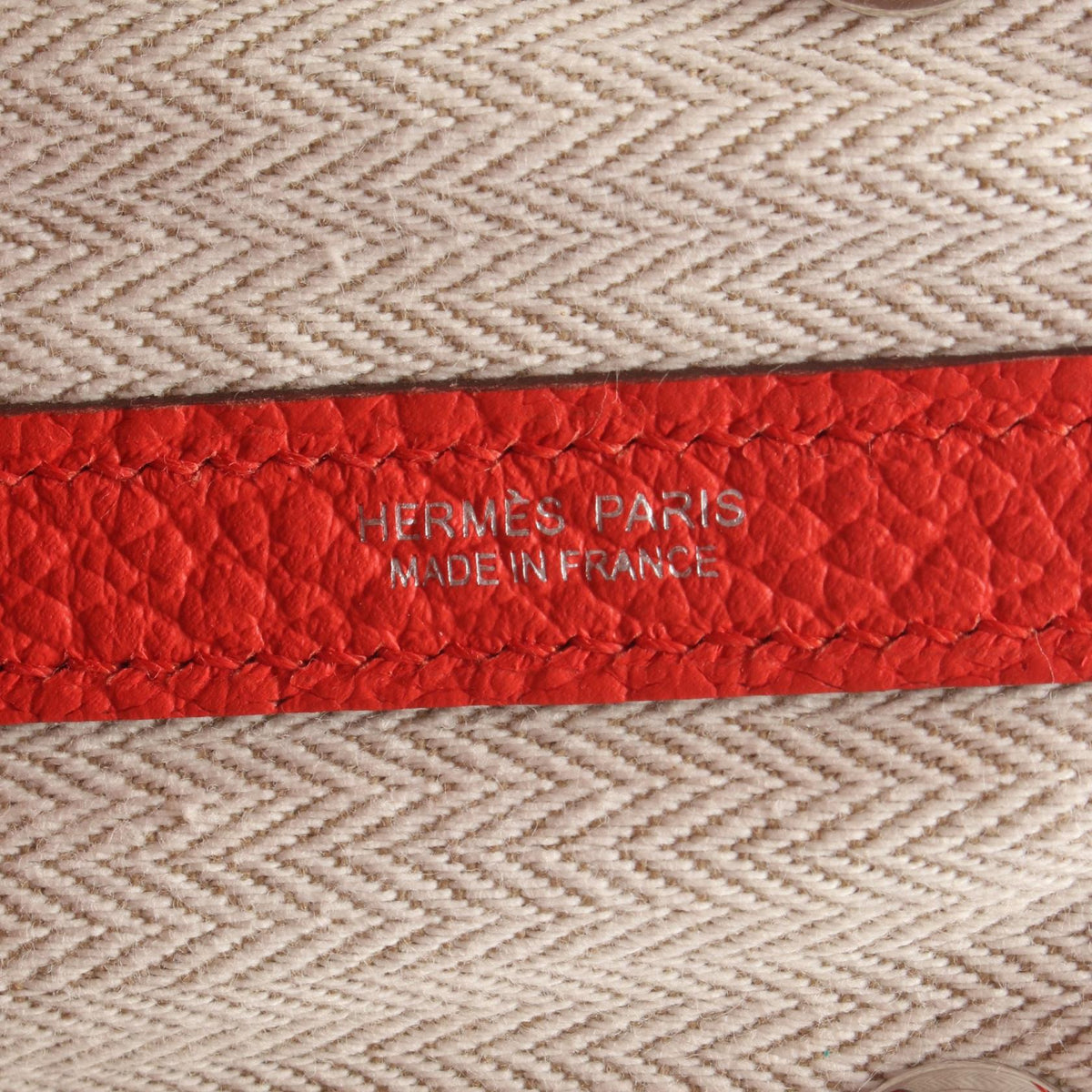 HERMES Garden party TPM Tote BagRouge pivoine Rouge pivoine Red Country leather leather Country leather 2106800631302