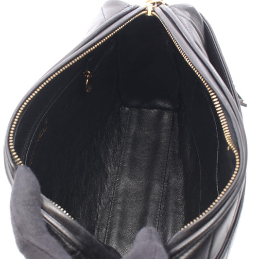 CHANEL Black COCO Mark Bias Stitch Tassel Lambskin (sheep leather) 2101219908663